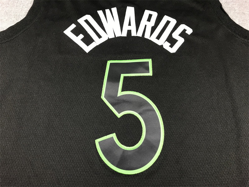 Timberwolves #5 Announcement Edition Jersey basketball jersey product view 3