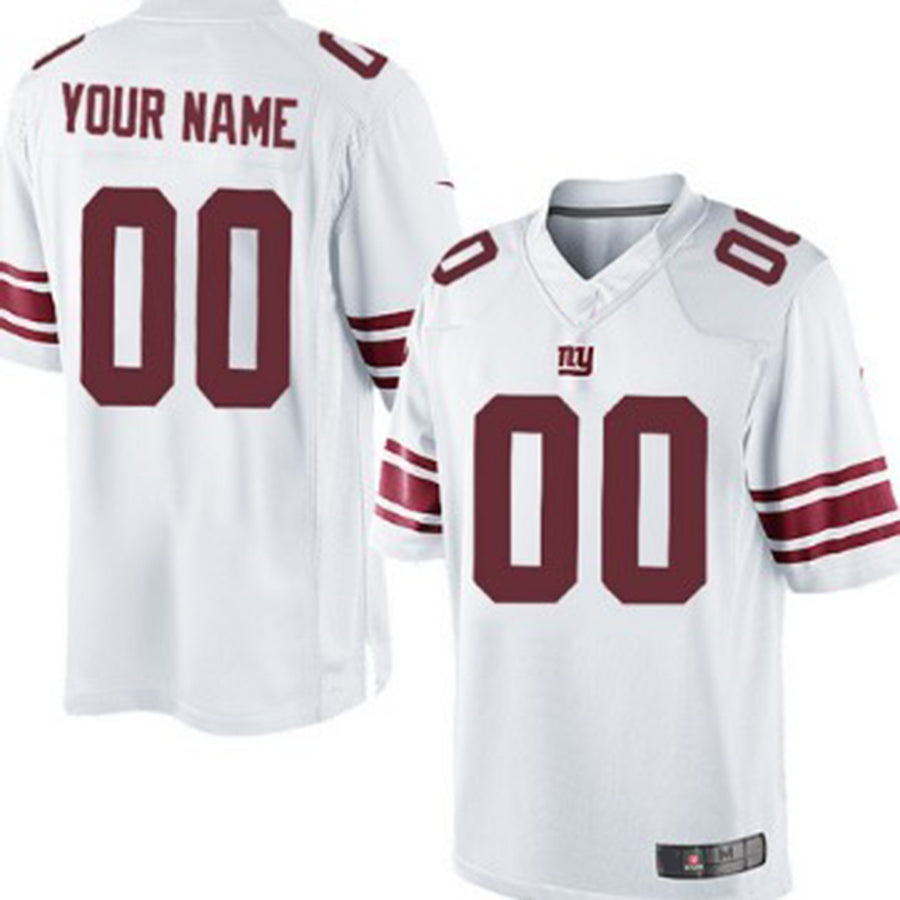 Custom1 New York Giants White Limited Jersey1 Stitched American Football Jerseys football jersey product view 1