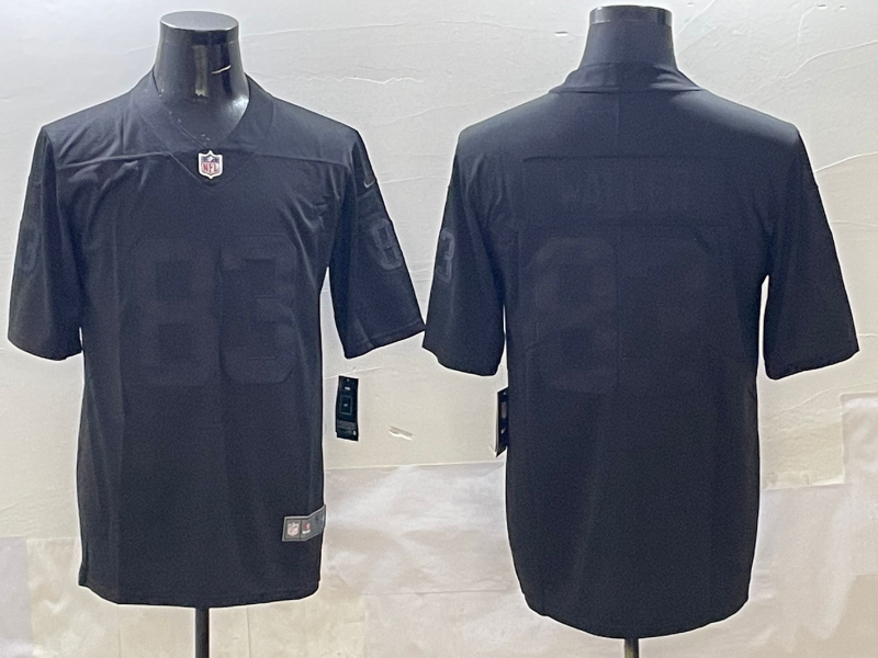Men's Las Vegas Raiders Darren Waller Black Player Jersey football jersey product view 1