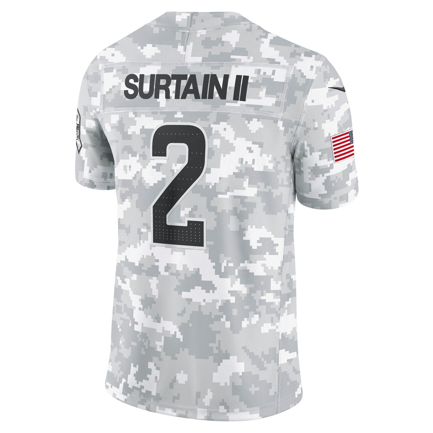 Patrick Surtain II Denver Broncos 2024 Salute to Service Limited Jersey - Arctic Camo football jersey product view 3
