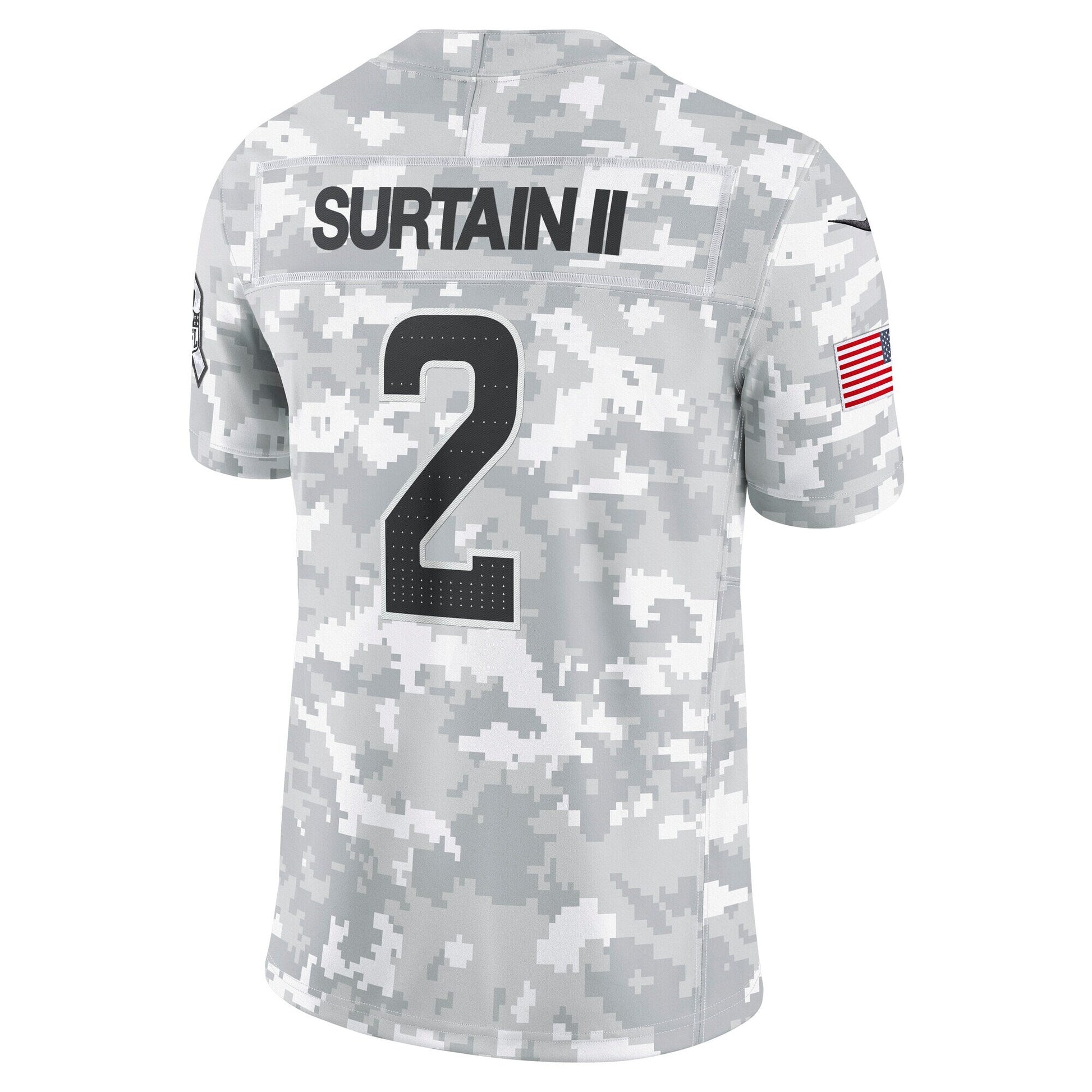 Patrick Surtain II Denver Broncos 2024 Salute to Service Limited Jersey - Arctic Camo football jersey product view 3