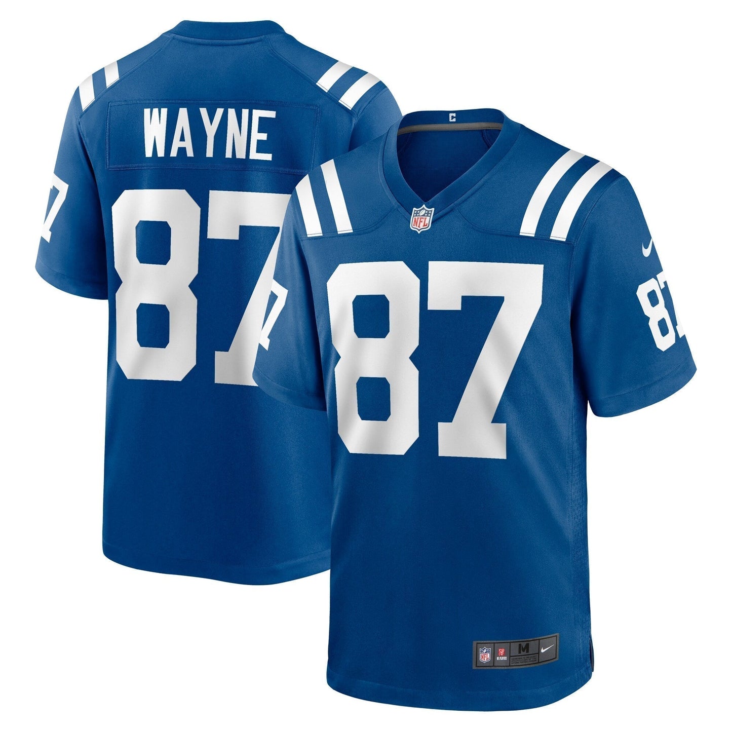 Reggie Wayne Indianapolis Colts Retired Game Jersey - Royal football jersey product view 1