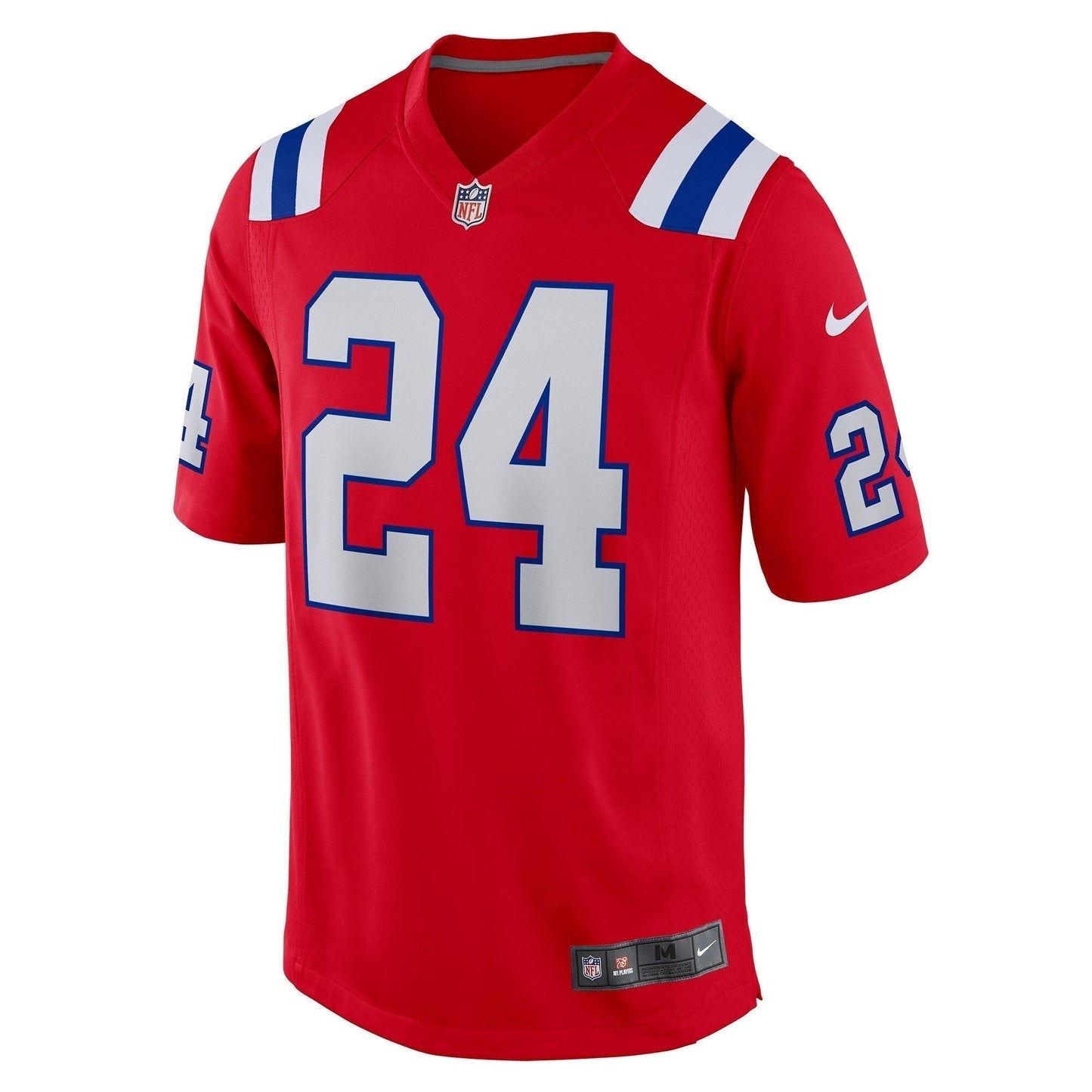 Ty Law New England Patriots Retired Alternate Game Jersey - Red football jersey product view 2
