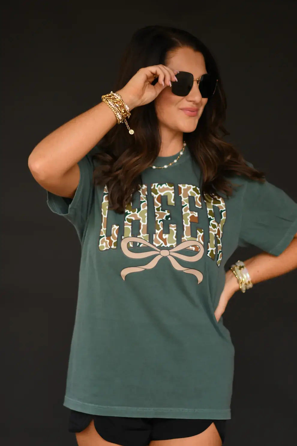 Cheer Camo Tee Unisex T-shirt, Sweatshirt, Hoodie, Long Sleeve Tee - T-Shirt, Sweatshirt, Hoodie