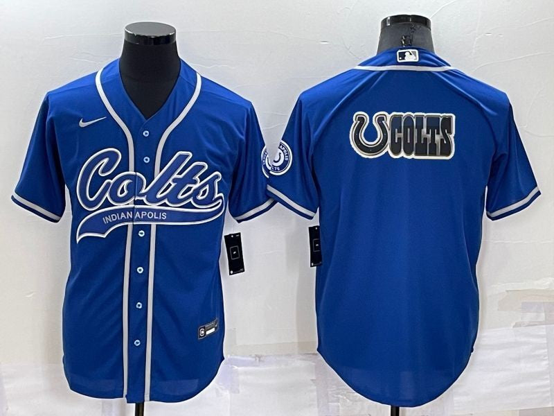 Men's Indianapolis Colts Royal Game Jersey1 football jersey product view 1