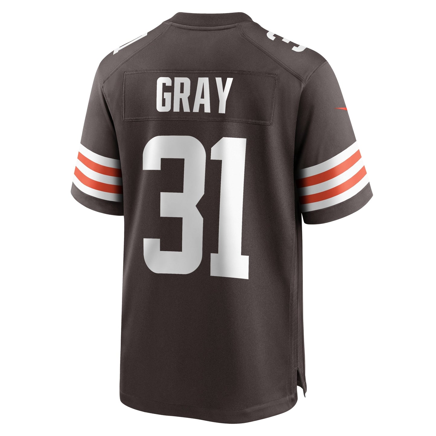 Vincent Gray Cleveland Browns Team Game Jersey - Brown football jersey product view 3