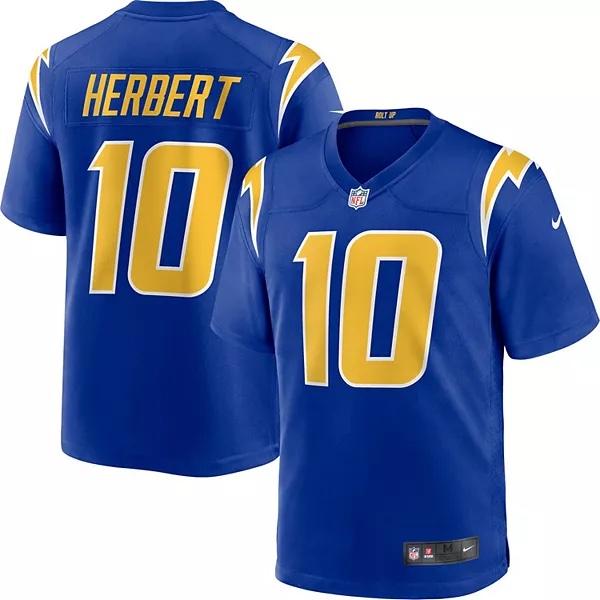 Justin Herbert Los Angeles Chargers Jersey football jersey product view 1