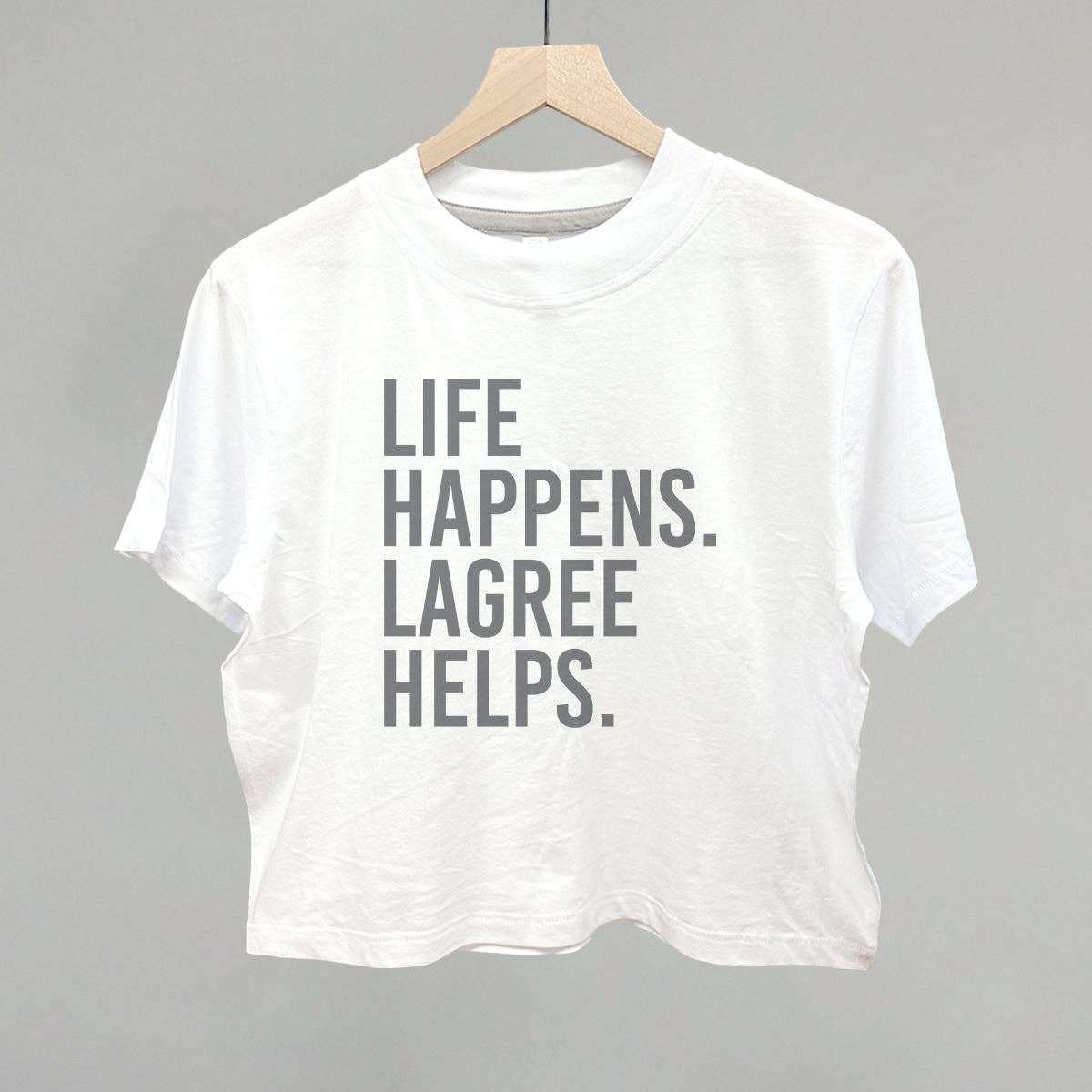 Life Happens Lagree Helps Unisex T-shirt, Sweatshirt, Hoodie, Long Sleeve Tee - T-Shirt, Sweatshirt, Hoodie
