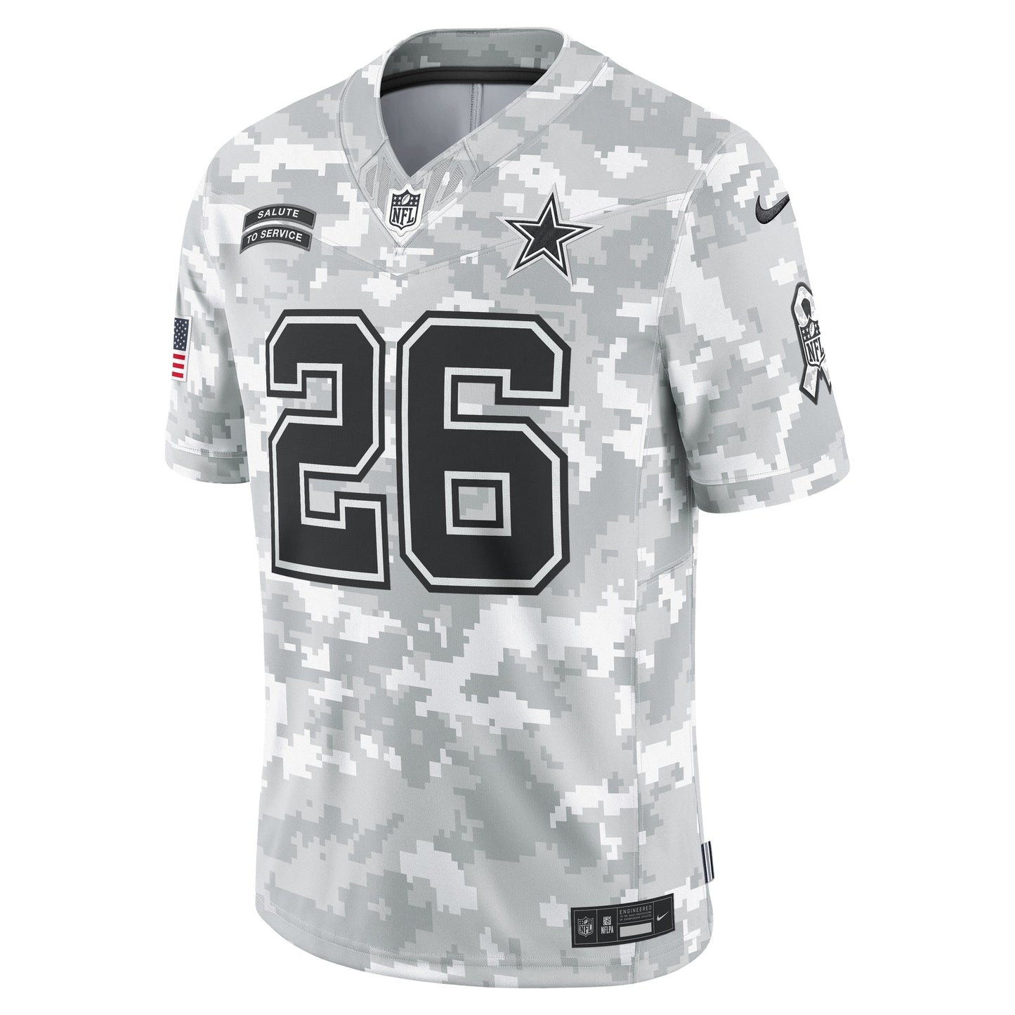 DaRon Bland Dallas Cowboys 2024 Salute to Service Limited Jersey - Arctic Camo football jersey product view 2
