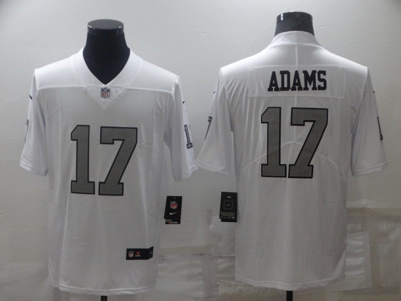 Men's Las Vegas Raiders Davante Adams #17 White Game Jersey1 football jersey product view 1