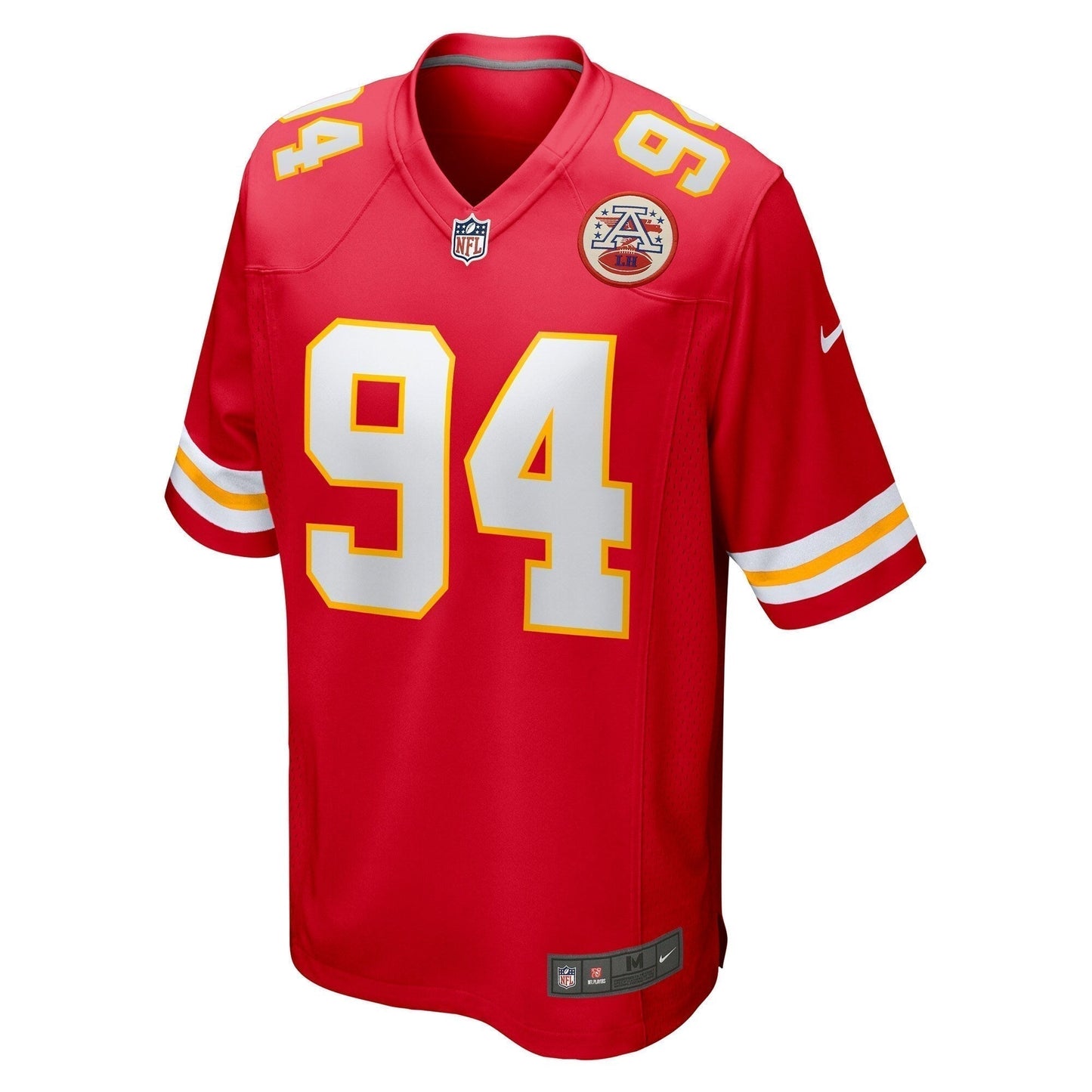 Malik Herring Kansas City Chiefs Team Game Jersey - Red football jersey product view 2