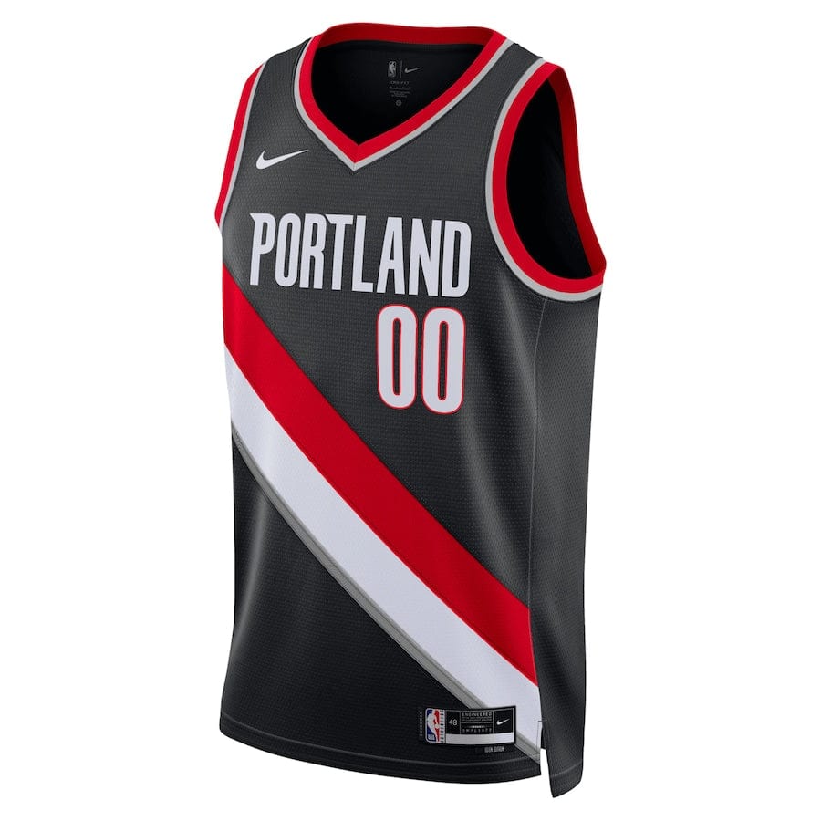 Trail Blazers Scoot Henderson 2023-2024 season Jersey basketball jersey product view 3