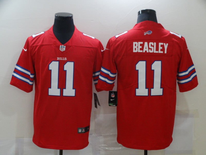 Men's Buffalo Bills Cole Beasley #11 Red Game Player Jersey1 football jersey product view 1