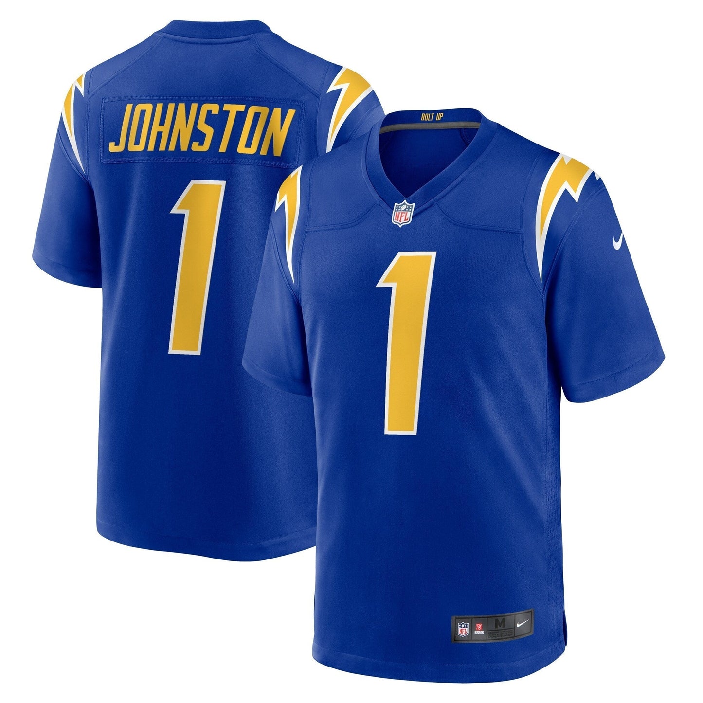 Quentin Johnston Los Angeles Chargers Alternate Game Jersey - Royal football jersey product view 1