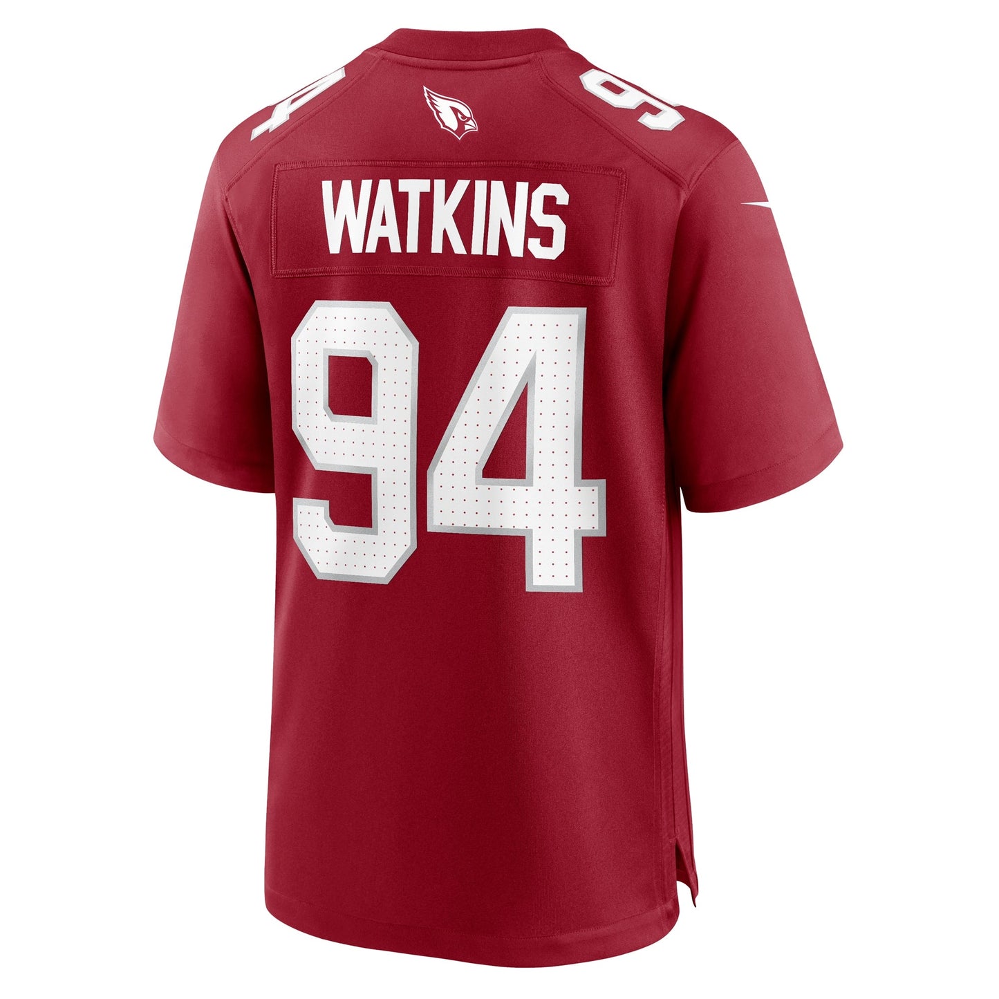 Carlos Watkins Arizona Cardinals Game Jersey - Cardinal football jersey product view 3