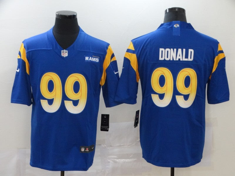 Men's Los Angeles Rams Aaron Donald Blue Legend Jersey football jersey product view 1
