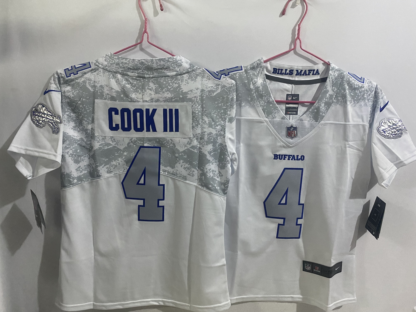 Women's James Cook III Buffalo Bills Rivalries Collection Game Jersey football jersey product view 1