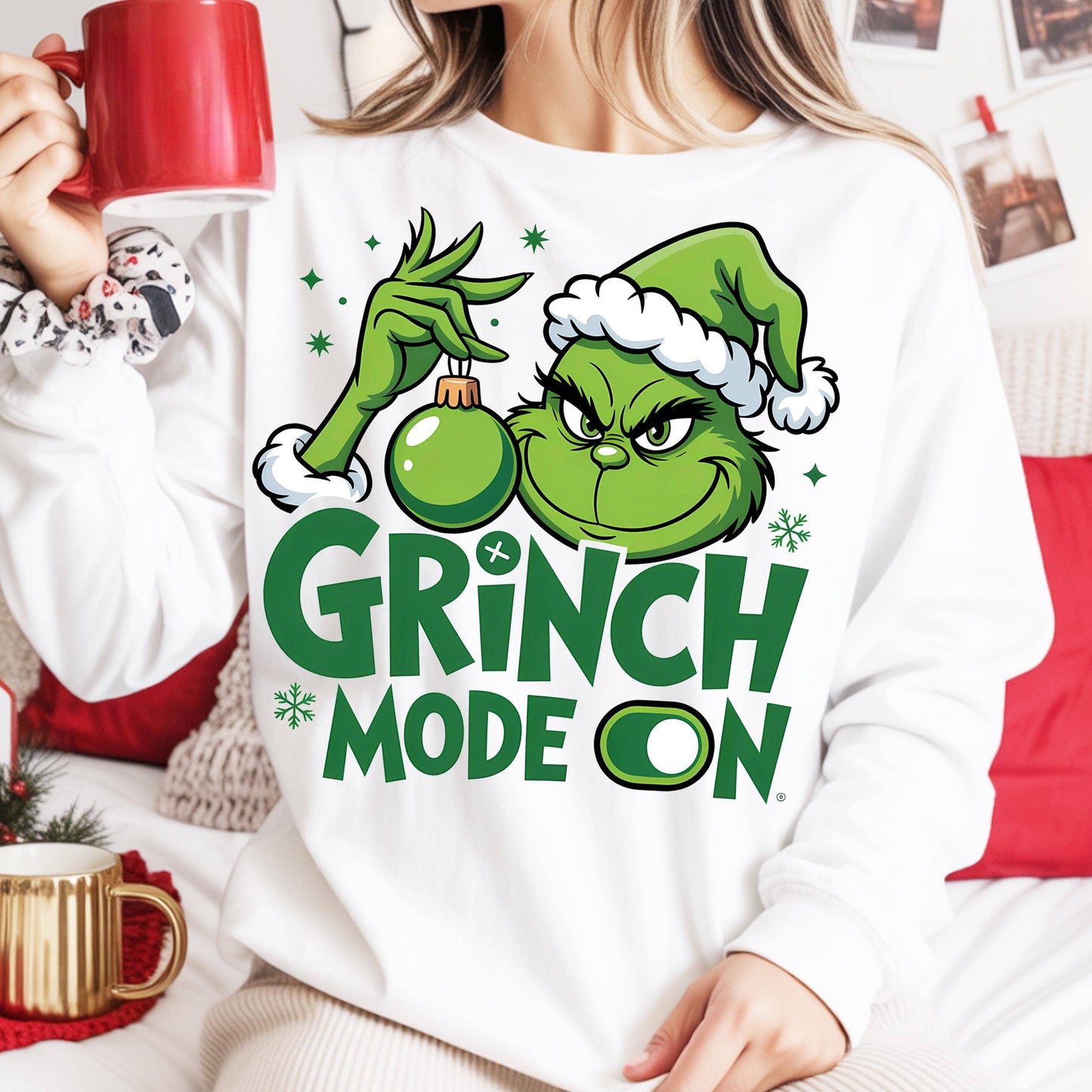 Grinch Face Christmas Shirt Design Unisex T-shirt, Sweatshirt, Hoodie, Long Sleeve Tee - T-Shirt, Sweatshirt, Hoodie