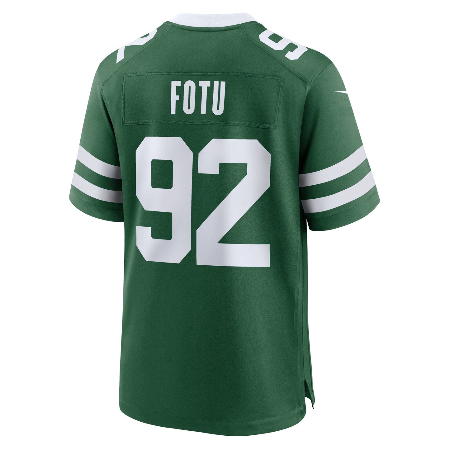 Leki Fotu New York Jets Team Game Jersey - Legacy Green football jersey product view 3