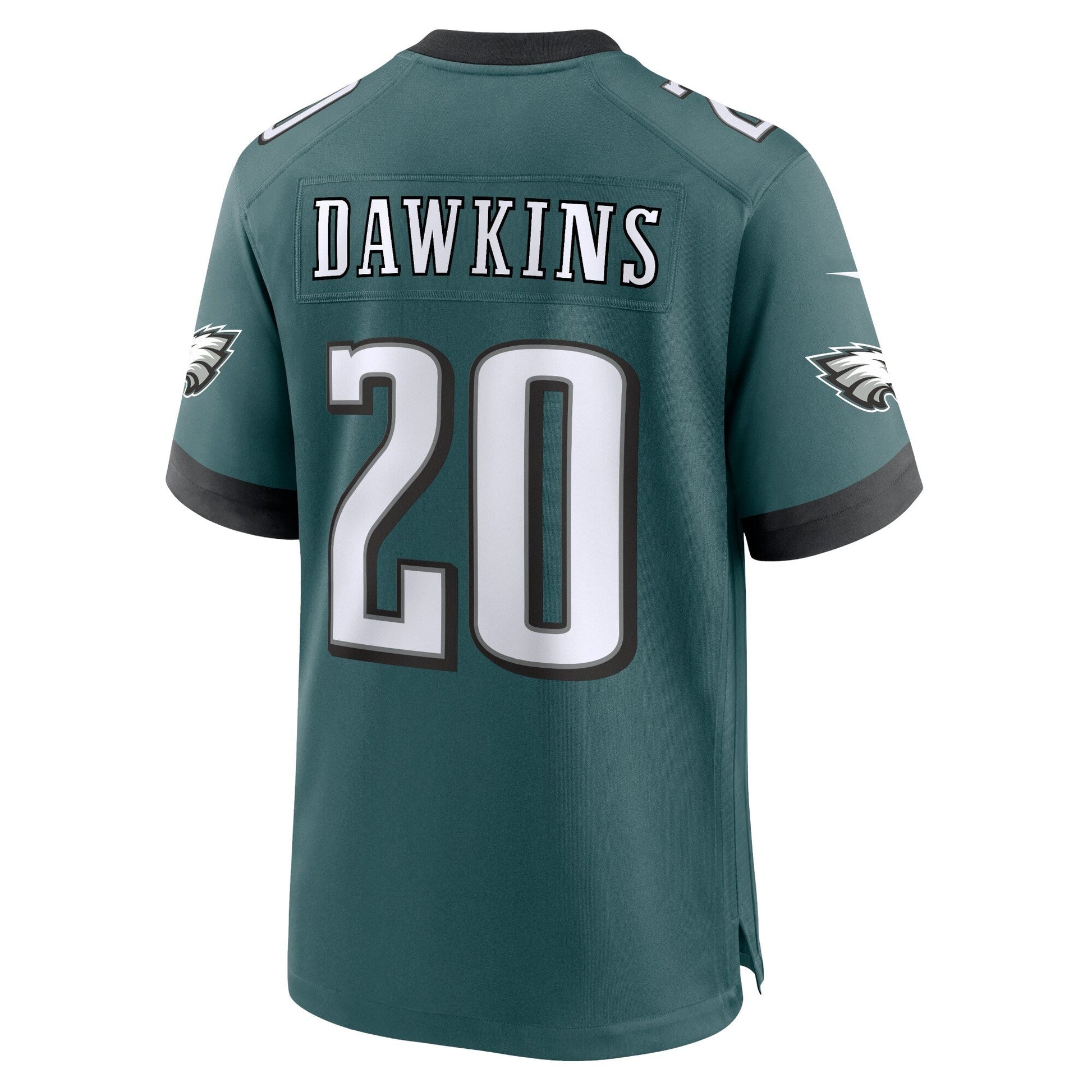 Brian Dawkins Philadelphia Eagles Team Game Jersey - Midnight Green football jersey product view 3
