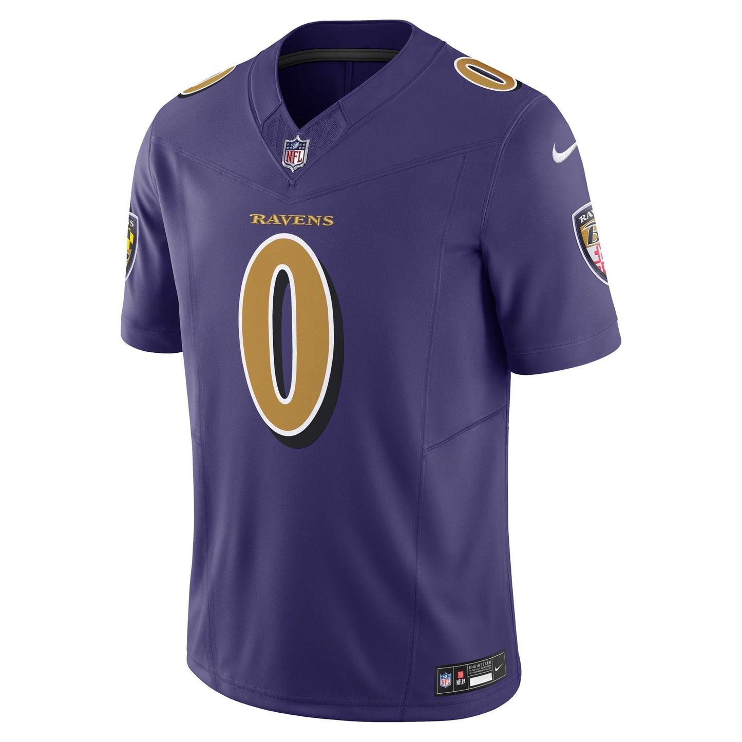 Baltimore Ravens Roquan Smith Purple Alternate 2 Vapor F.U.S.E. Limited Jersey football jersey product view 2
