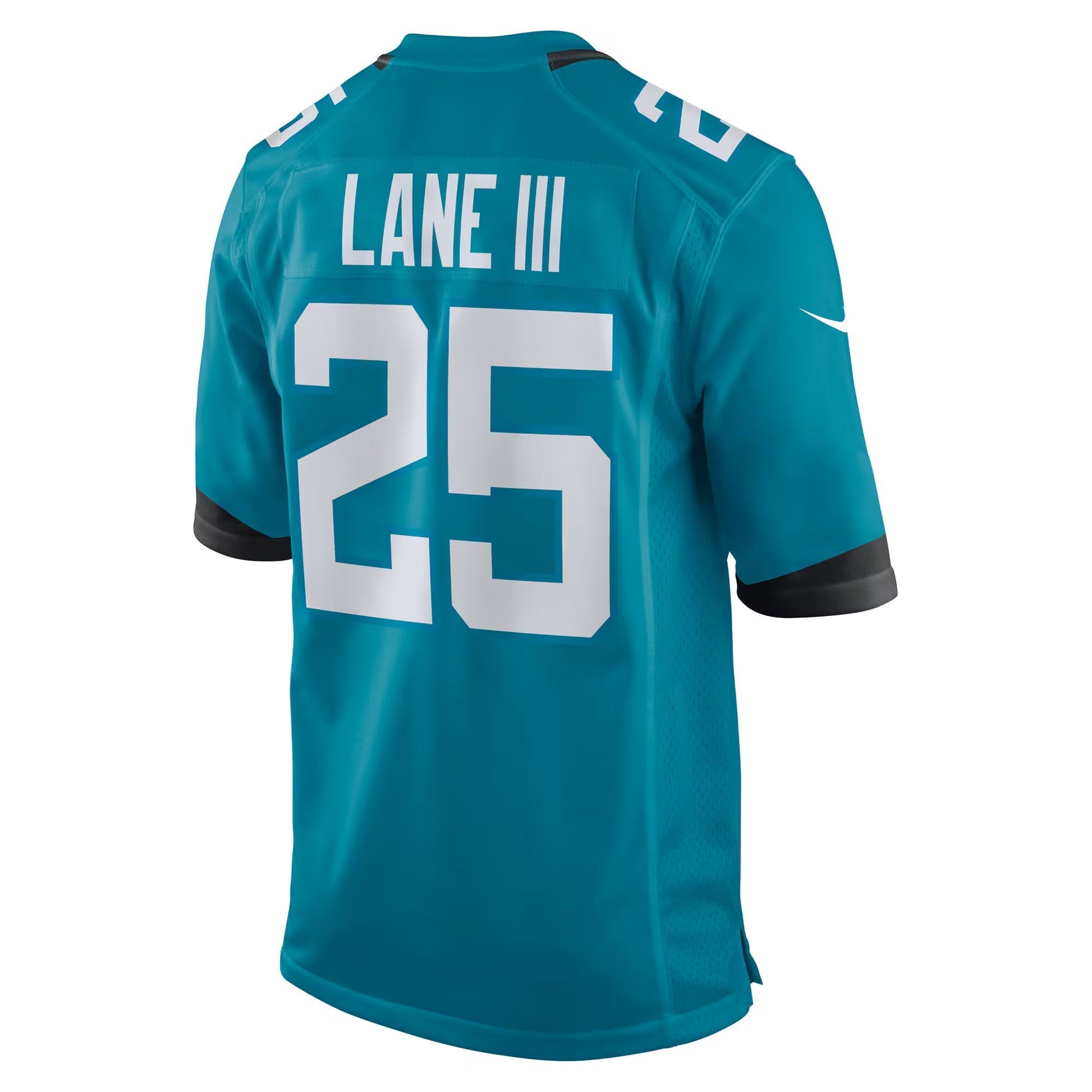 Jacksonville Jaguars Rayuan Lane III Teal Team Game Jersey football jersey product view 2
