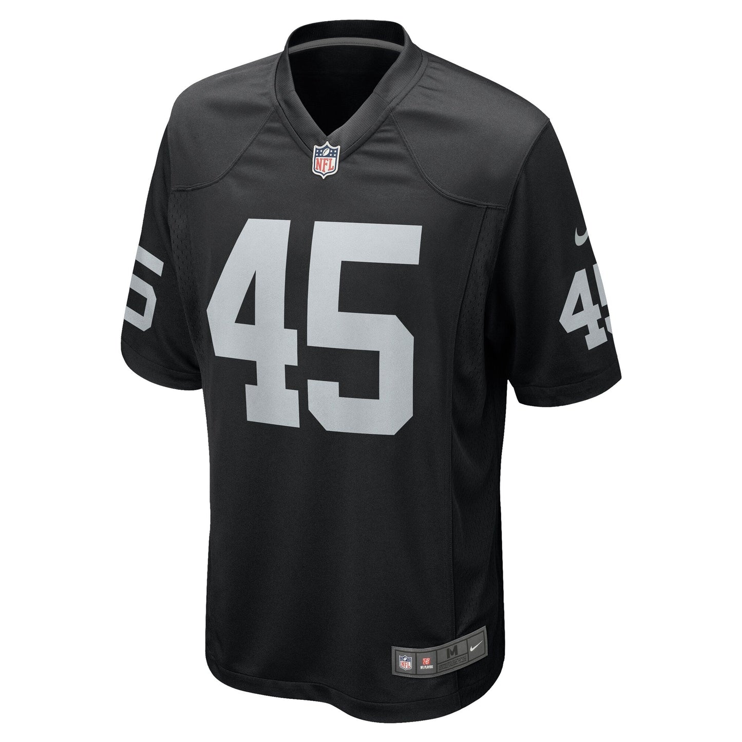 Jaquan Johnson Las Vegas Raiders Game Jersey - Black football jersey product view 2
