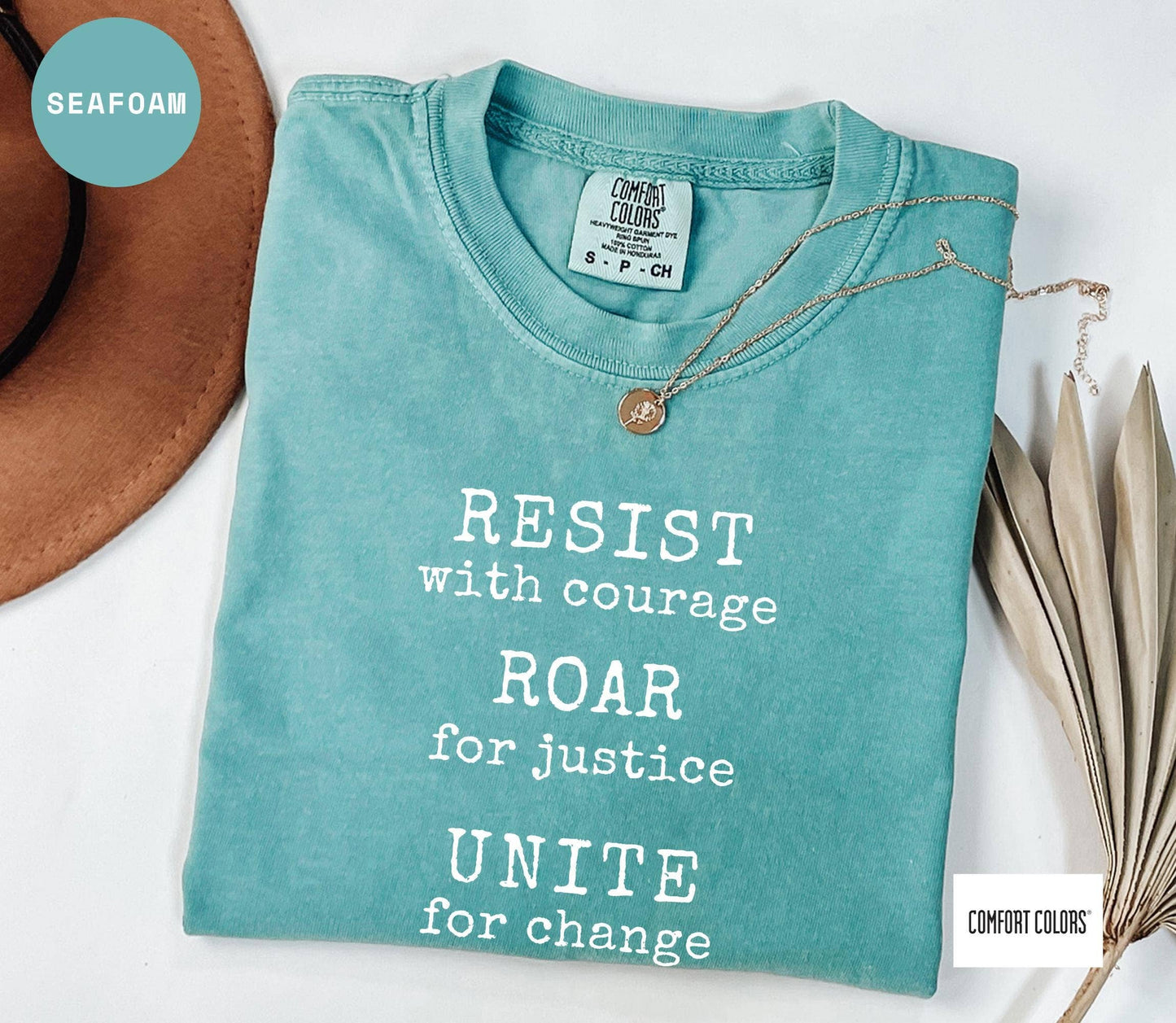Resist Fascism Political Protest Liberal Gender Neutral Tee Unisex T-shirt, Sweatshirt, Hoodie, Long Sleeve Tee - T-Shirt, Sweatshirt, Hoodie