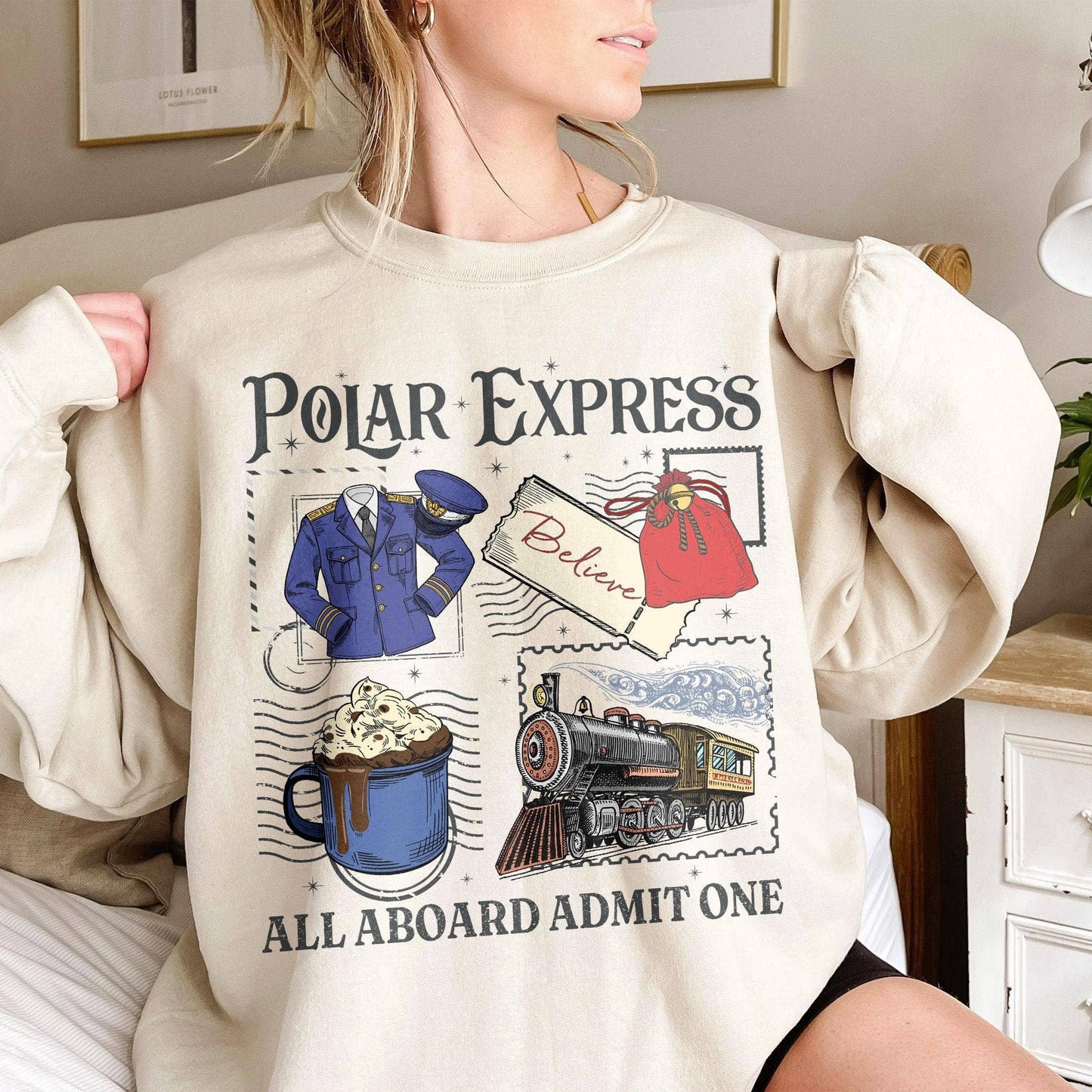 North Pole Magic Christmas Gift Design Unisex T-shirt, Sweatshirt, Hoodie, Long Sleeve Tee - T-Shirt, Sweatshirt, Hoodie