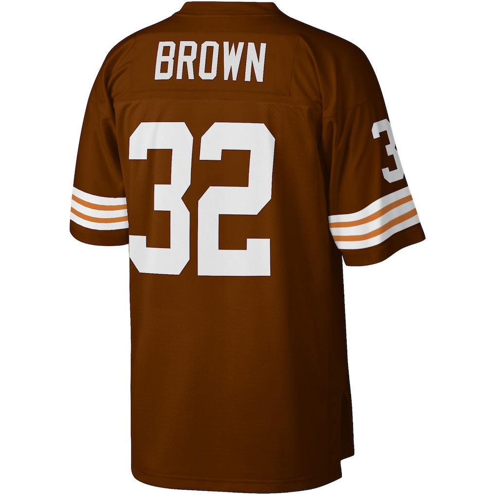 C.Browns #32 Jim Brown Brown Legacy Replica Jersey football jersey product view 1