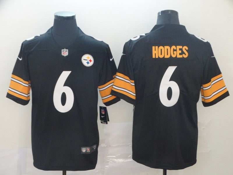 Men's Pittsburgh Steelers Devlin Hodges Black Game Jersey football jersey product view 1