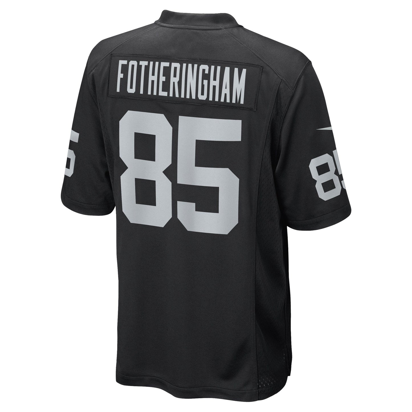 Cole Fotheringham Las Vegas Raiders Game Jersey - Black football jersey product view 3