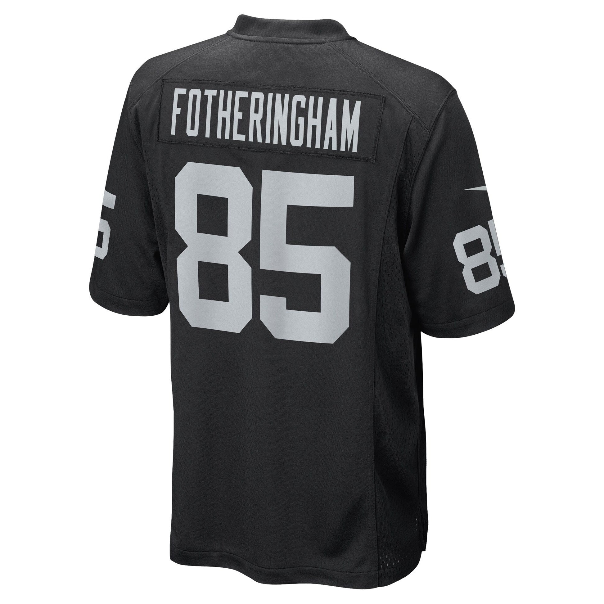 Cole Fotheringham Las Vegas Raiders Game Jersey - Black football jersey product view 3