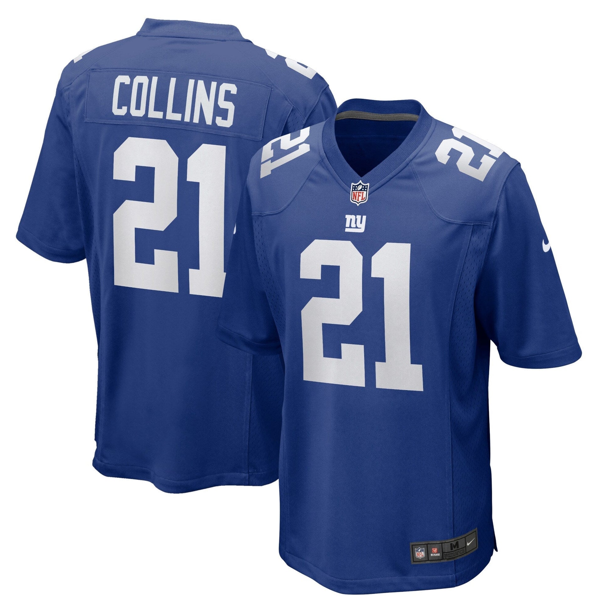 Landon Collins New York Giants Home Game Jersey - Royal football jersey product view 1