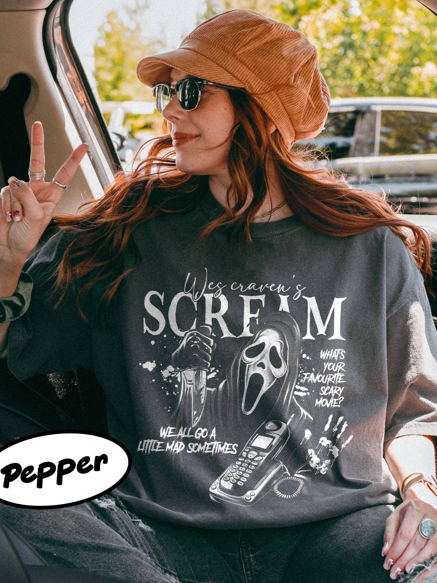 Vintage Ghostface Scream Horror Movie Characters Shirt Unisex T-shirt, Sweatshirt, Hoodie, Long Sleeve Tee - T-Shirt, Sweatshirt, Hoodie