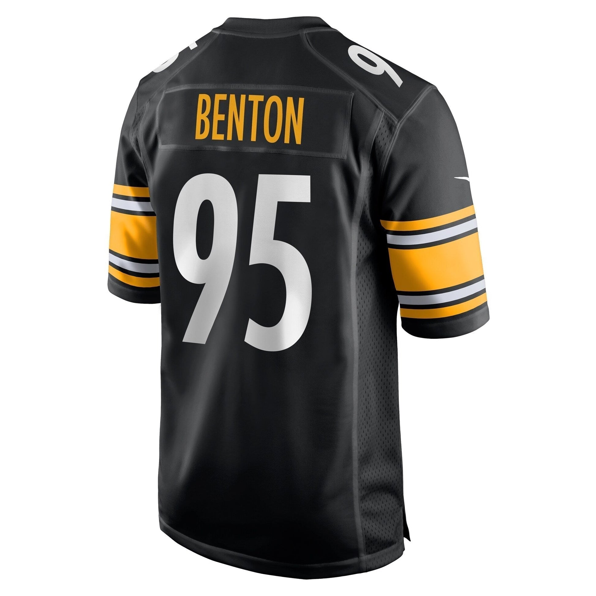 Keeanu Benton Pittsburgh Steelers Team Game Jersey - Black football jersey product view 3
