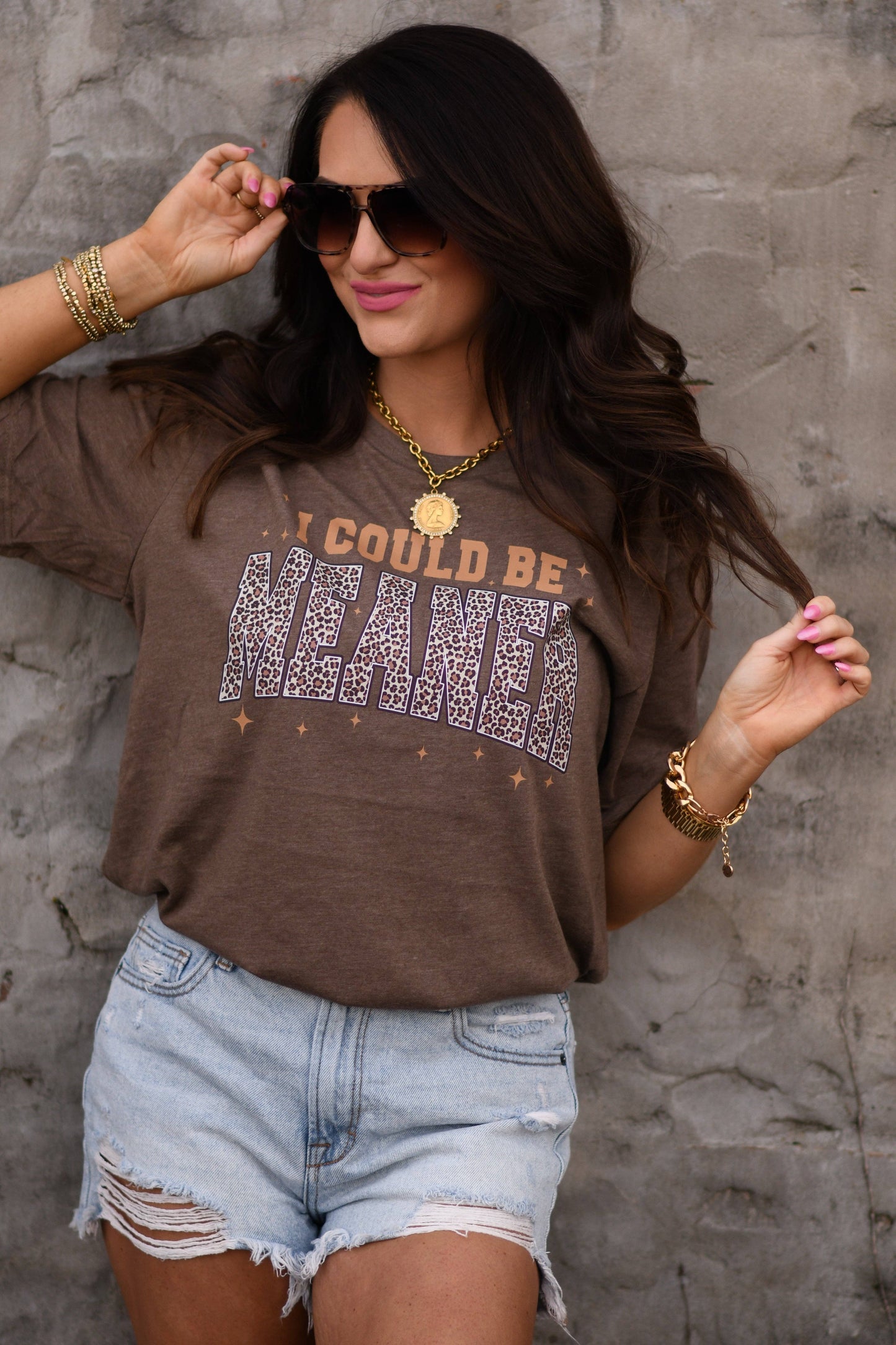 I Could Be Meaner Tee Unisex T-shirt, Sweatshirt, Hoodie, Long Sleeve Tee - T-Shirt, Sweatshirt, Hoodie