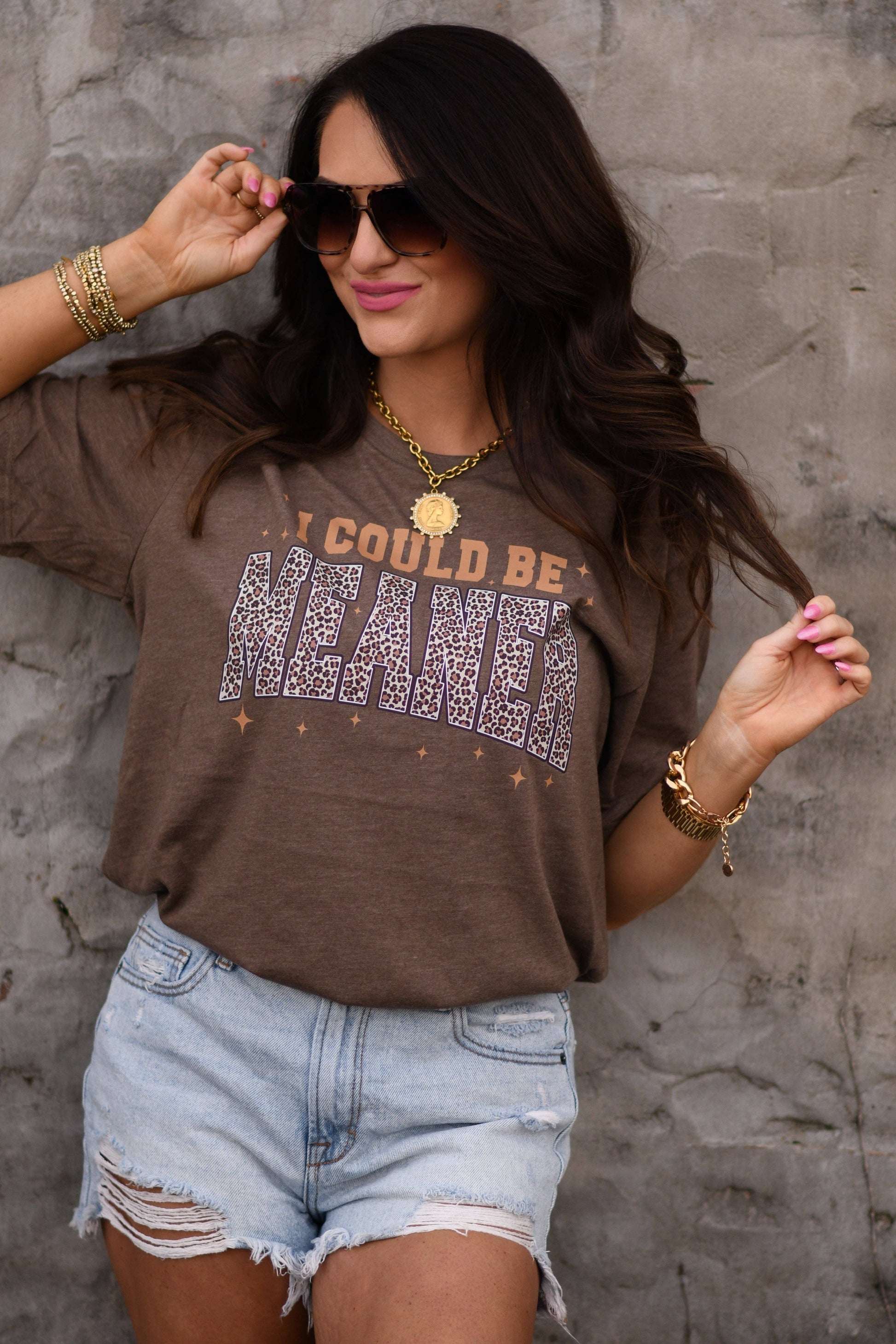 I Could Be Meaner Tee Unisex T-shirt, Sweatshirt, Hoodie, Long Sleeve Tee - T-Shirt, Sweatshirt, Hoodie