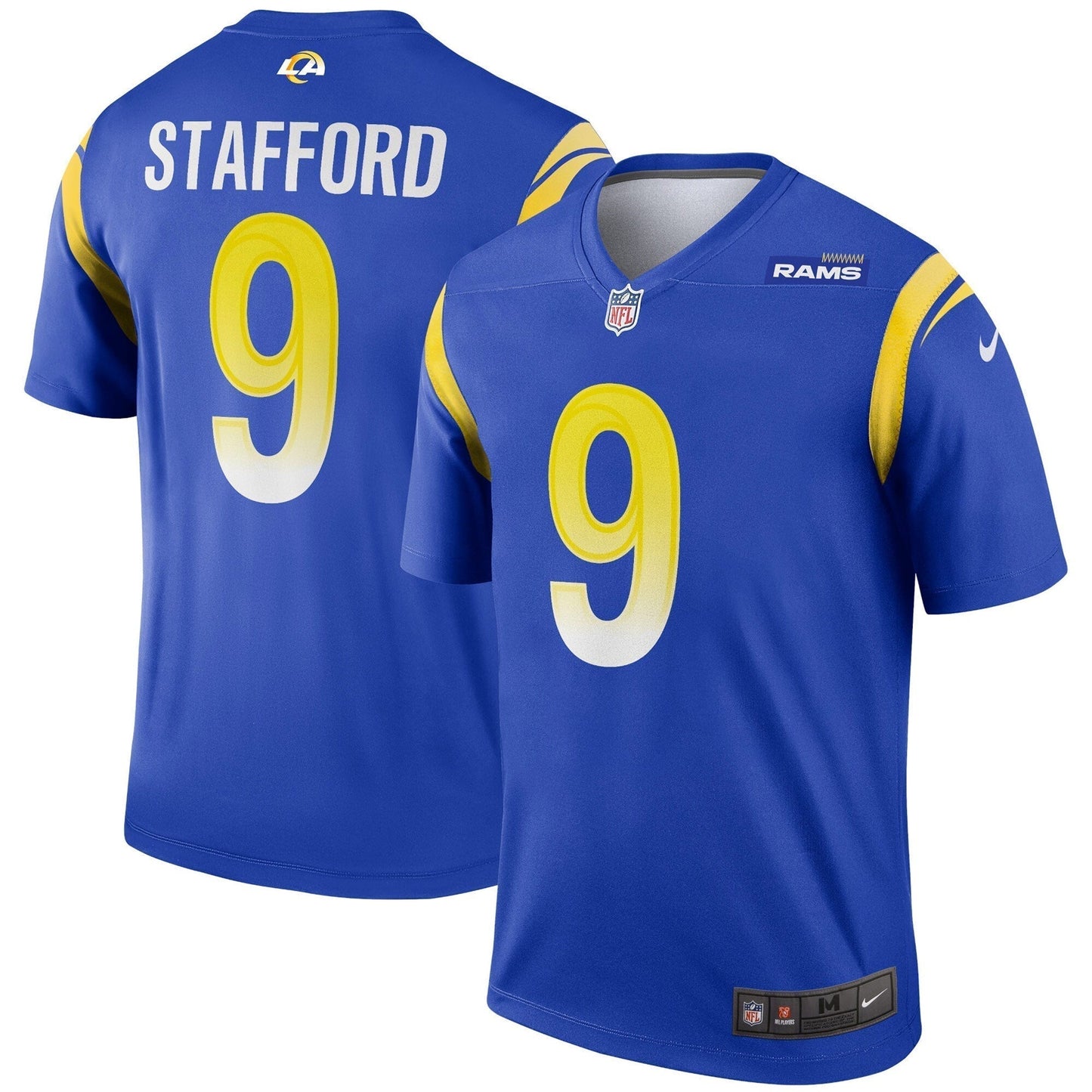 Matthew Stafford Los Angeles Rams Legend Jersey - Royal football jersey product view 1