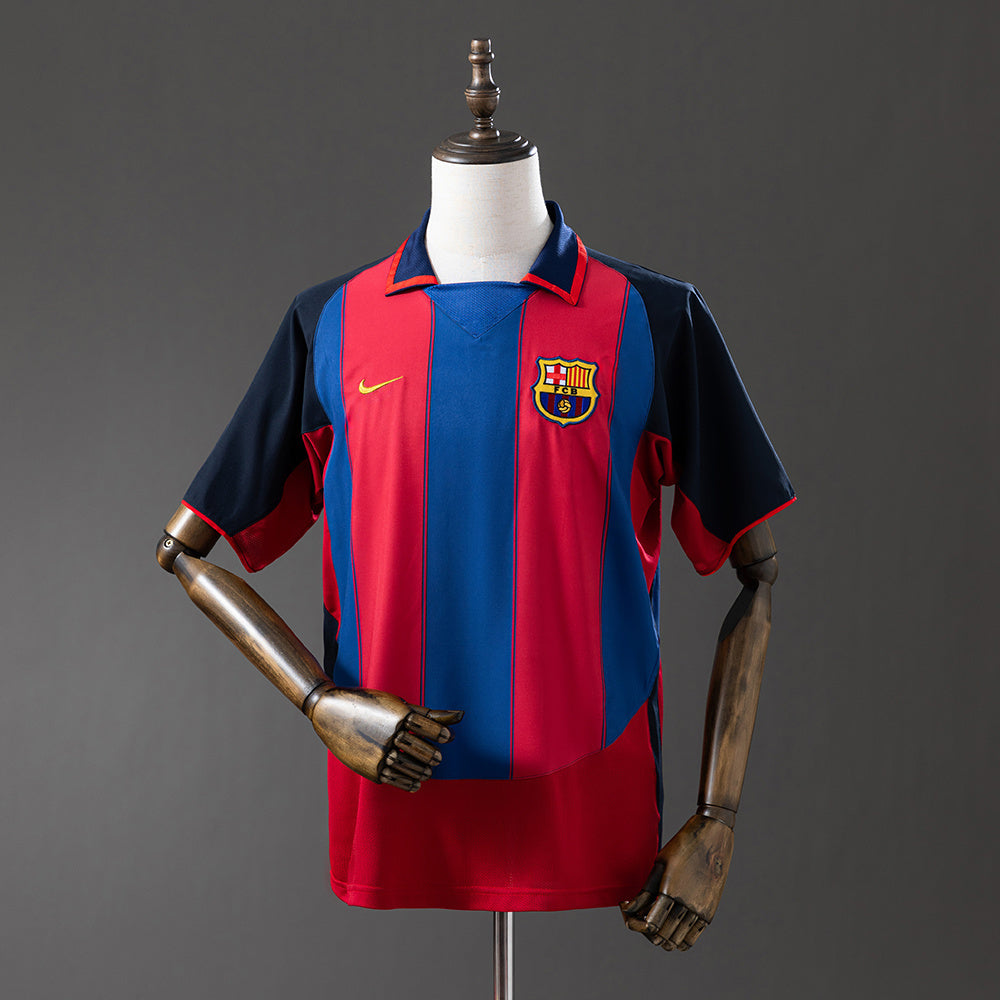 Barcelona 03/04 Home Retro Jersey sports jersey product view 1