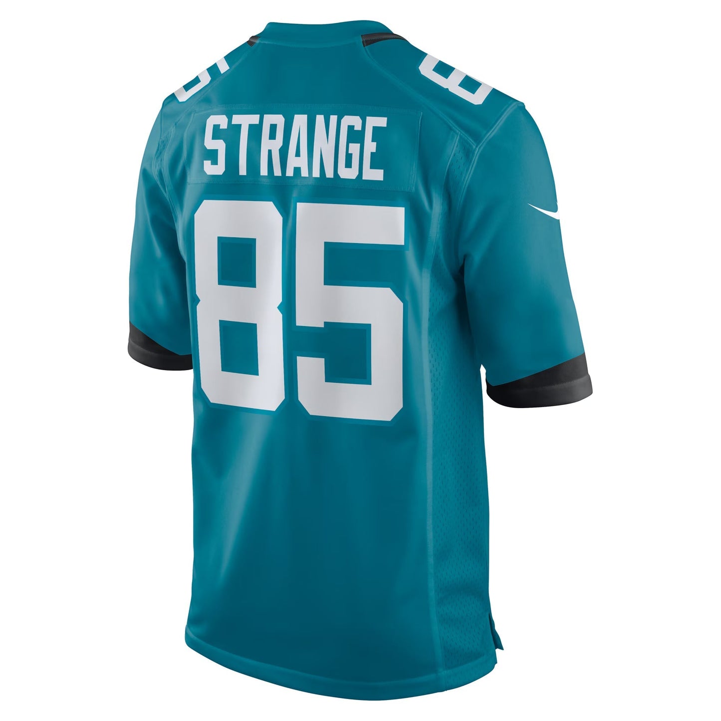 Jacksonville Jaguars Brenton Strange Teal Team Game Jersey football jersey product view 3