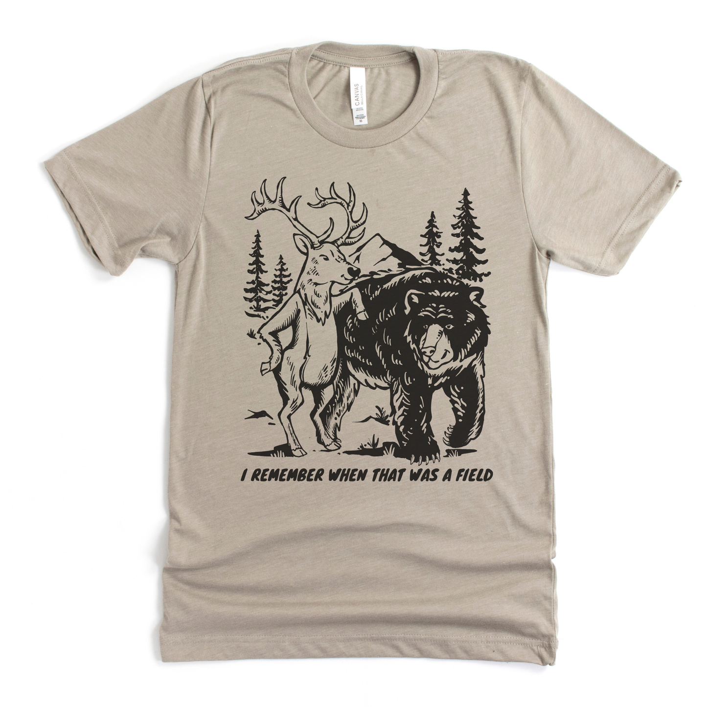 I Remember When That Was A Field Graphic Tee 306 Unisex T-shirt, Sweatshirt, Hoodie, Long Sleeve Tee - T-Shirt, Sweatshirt, Hoodie