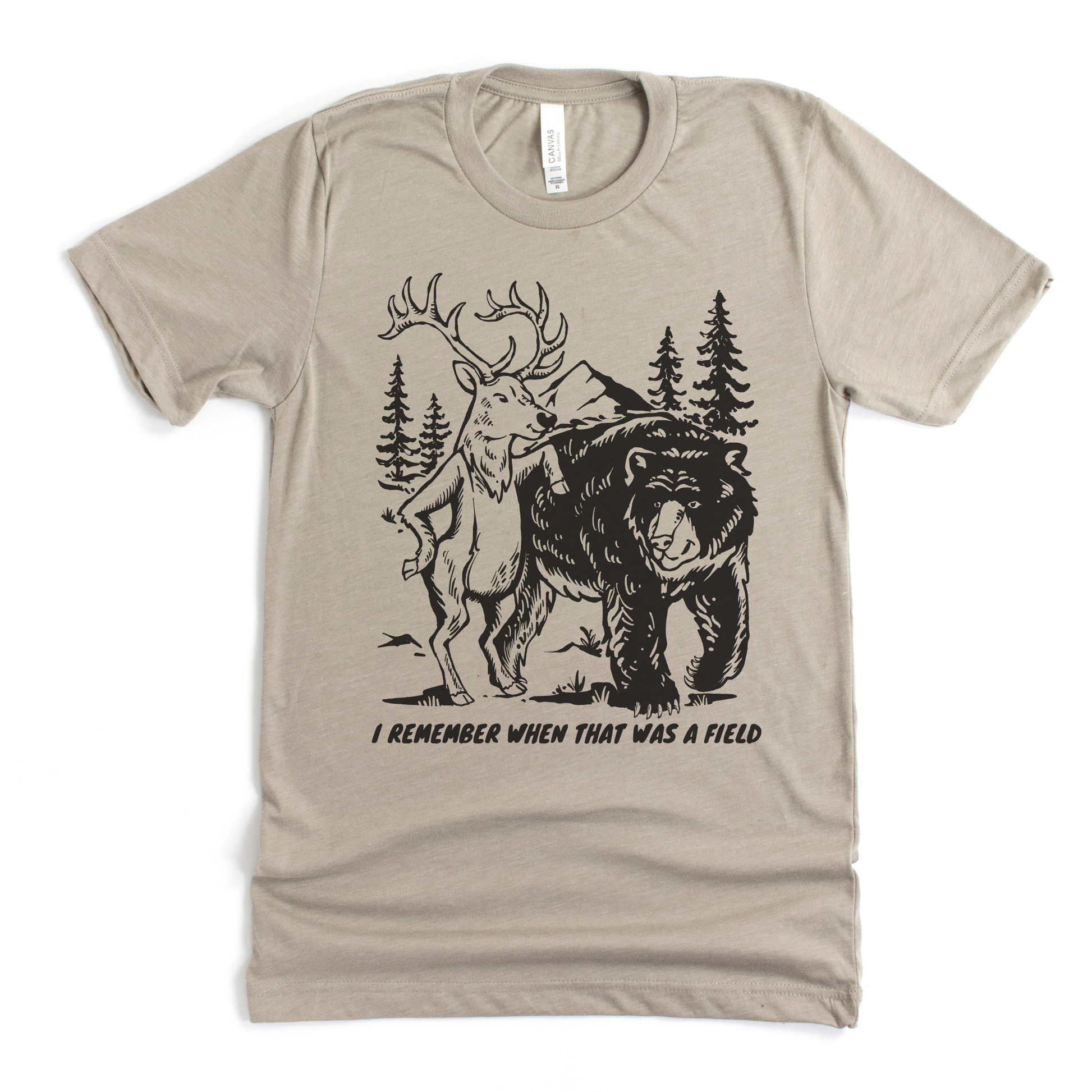 I Remember When That Was A Field Graphic Tee 306 Unisex T-shirt, Sweatshirt, Hoodie, Long Sleeve Tee - T-Shirt, Sweatshirt, Hoodie