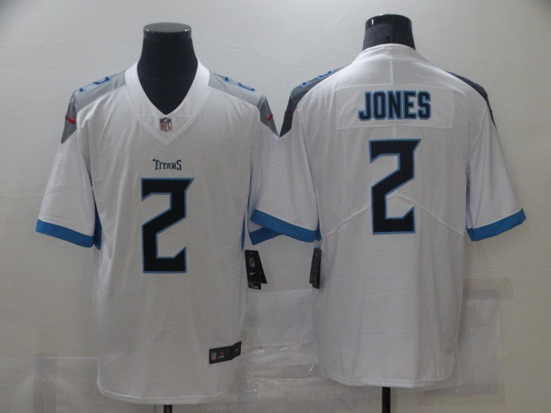 Men's Tennessee Titans Julio Jones White Game Jersey football jersey product view 1