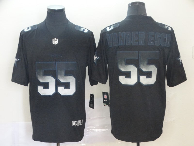 Men's Dallas Cowboys Leighton Vander Esch #55 Black Team Game Jersey1 football jersey product view 1