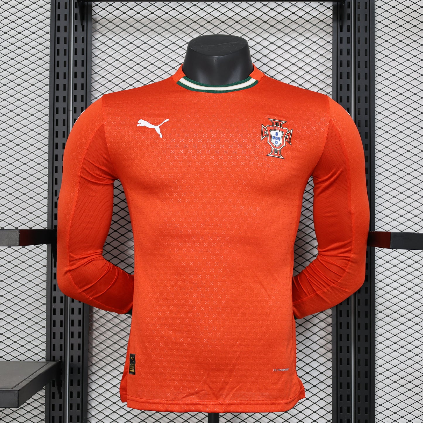 2026 Portugal Home Player Version Long-Sleeve Jersey sports jersey product view 1