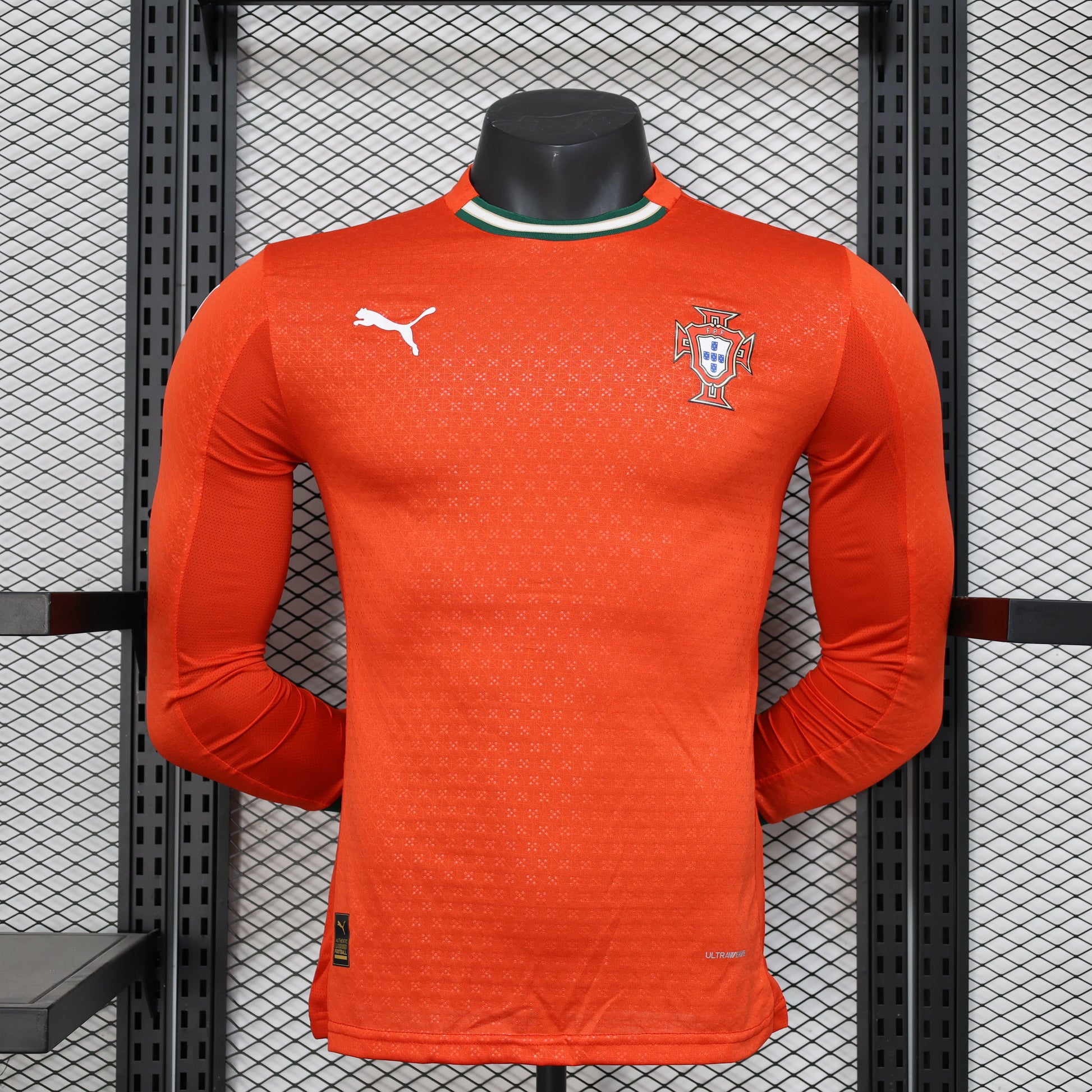 2026 Portugal Home Player Version Long-Sleeve Jersey sports jersey product view 1