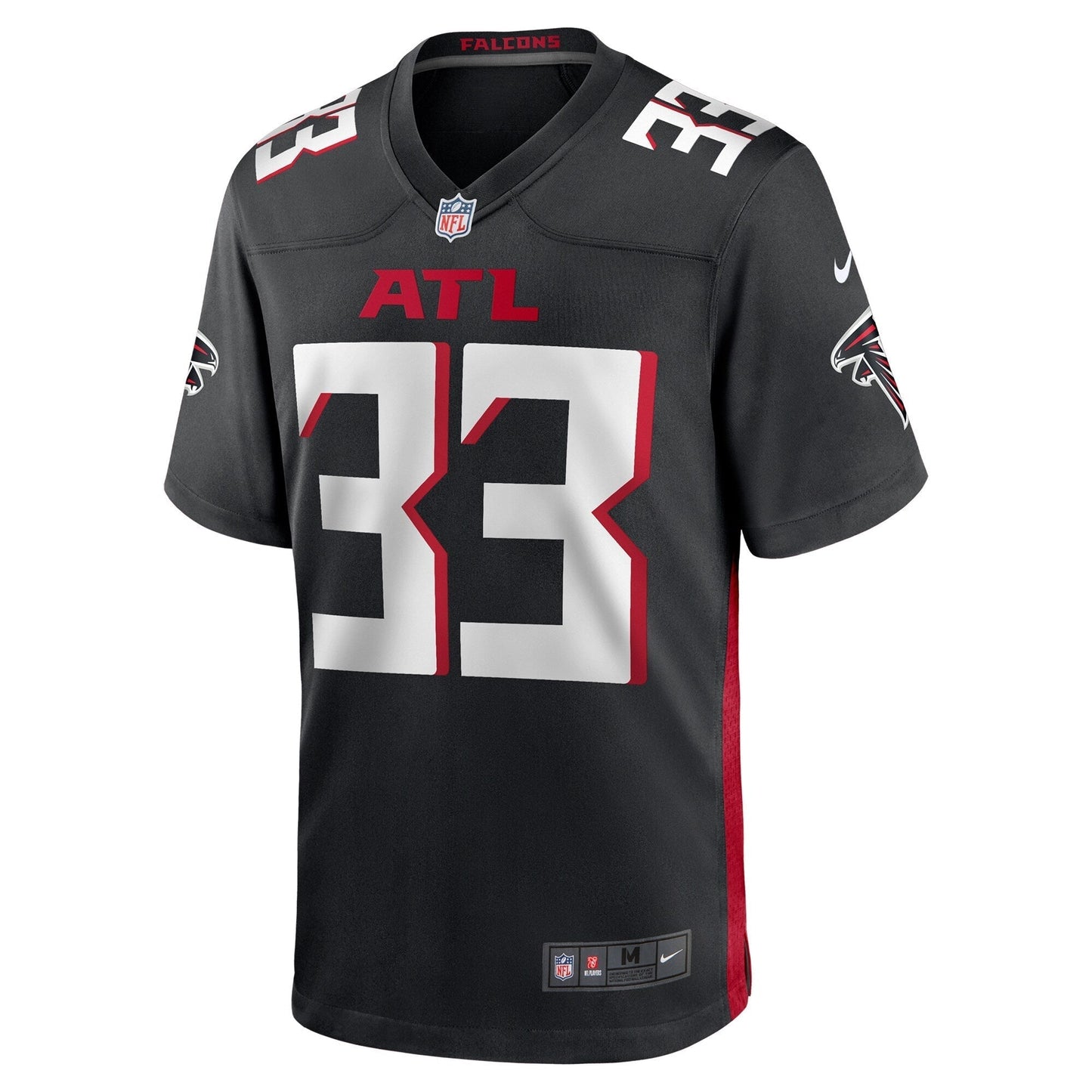Antonio Hamilton Sr. Atlanta Falcons Team Game Jersey - Black football jersey product view 2
