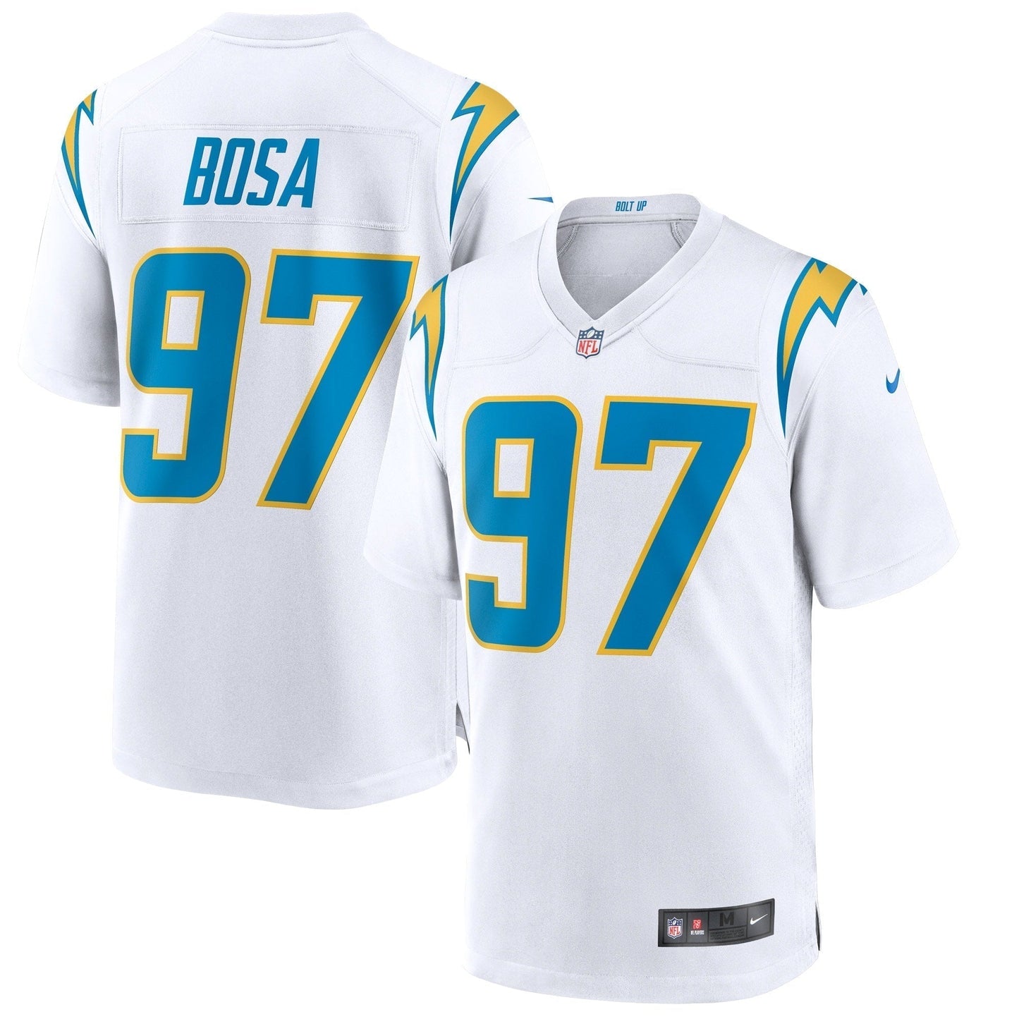 Joey Bosa Los Angeles Chargers Game Jersey - White football jersey product view 1