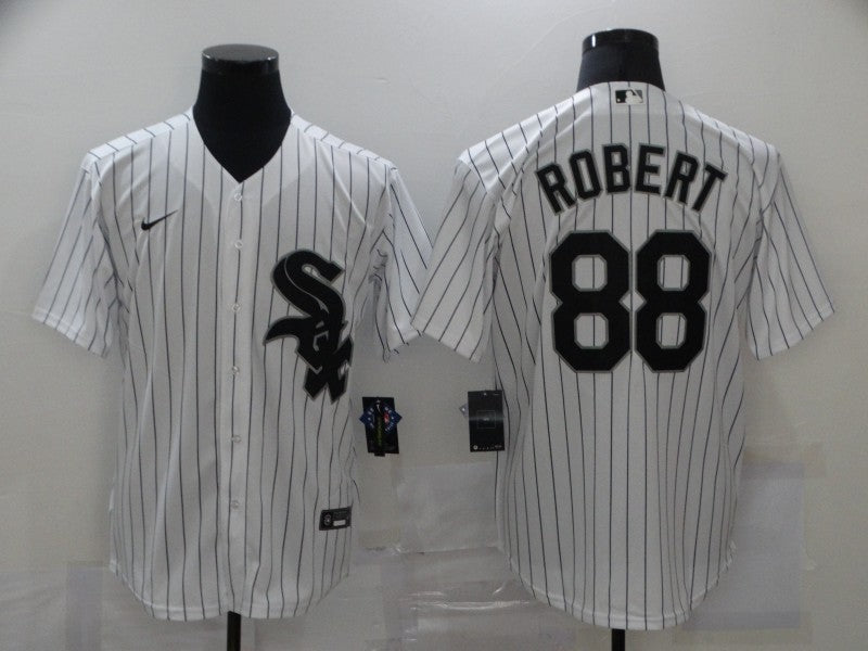 Men's Chicago White Sox Luis Robert #88 White Replica Baseball Jersey baseball jersey product view 1